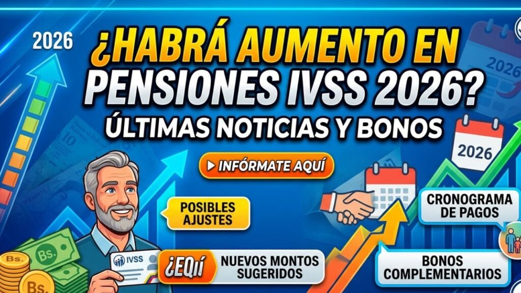 Aumento pensiones ivss 2026