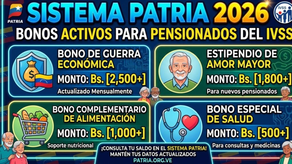 Bonos ivss sistema patria 2026