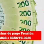 Fechas de pago Pensión IMSS e ISSSTE 2026: requisitos y nuevos importes