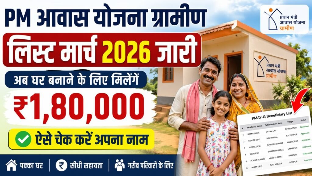 PM Awas Yojana Gramin List April 2026