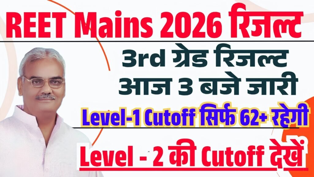 REET रिजल्ट बड़ा अपडेट