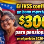 El IVSS confirma un bono especial de $300 para pensionados en el período 2026-2027