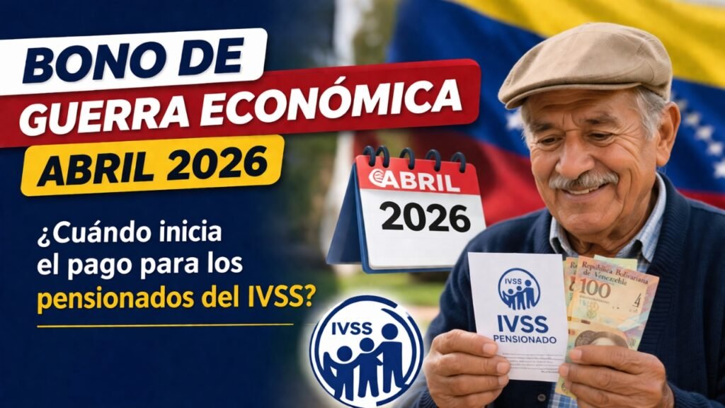 bono guerra abril 2026 ivss