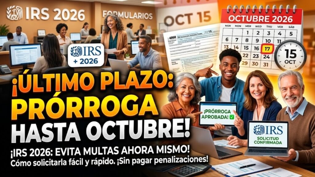 irs 2026 prorroga automatica octubre