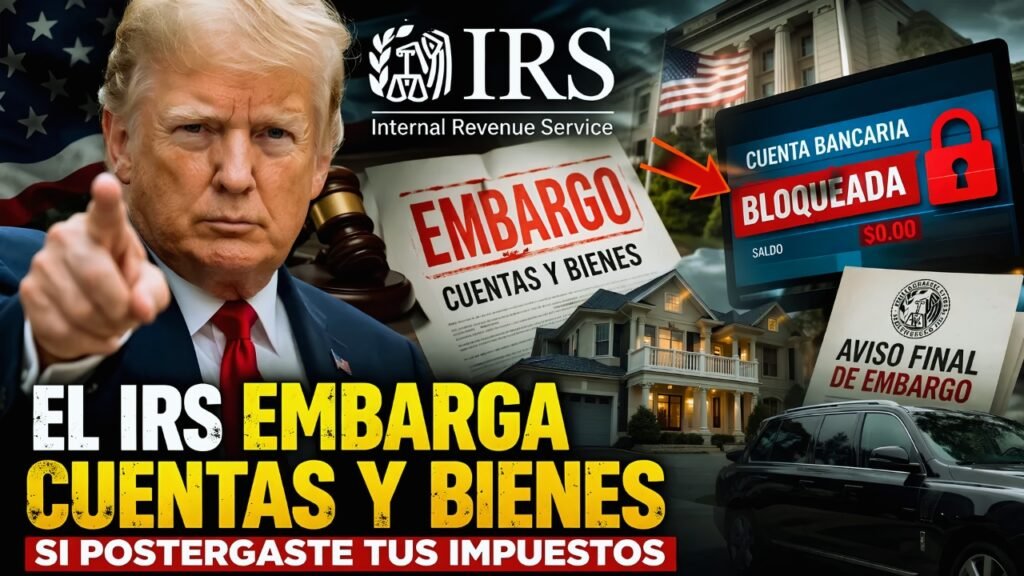 irs embarga cuentas impuestos
