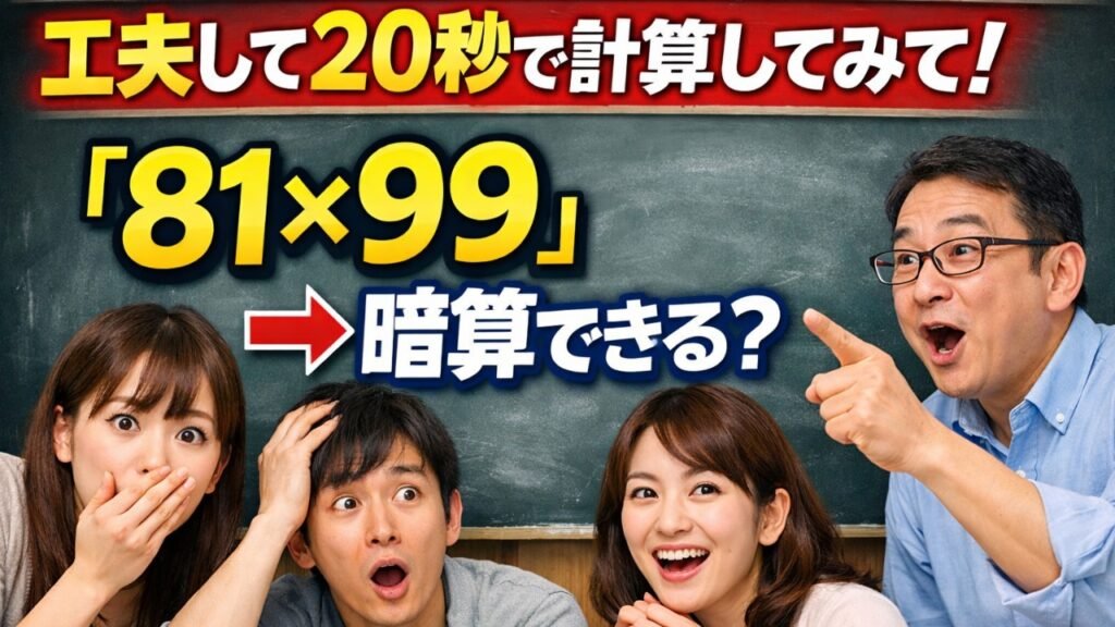 「81x99暗算チャレンジ」
